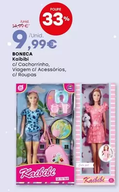 Oferta de Kaibibi - Boneca por 9,99€ em Intermarché