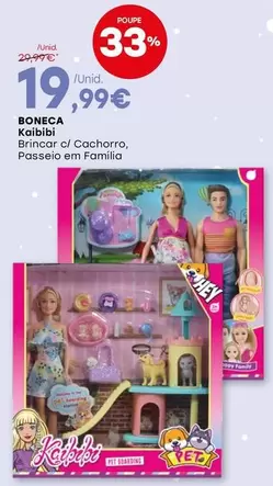 Oferta de Kaibibi - Boneca por 19,99€ em Intermarché