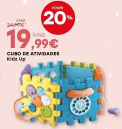 Oferta de Kidz Up - Cubo De Atividades Kidz por 19,99€ em Intermarché