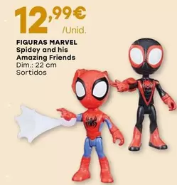 Oferta de Marvel - Figuras  Spidey And His Amazing Friends por 12,99€ em Intermarché