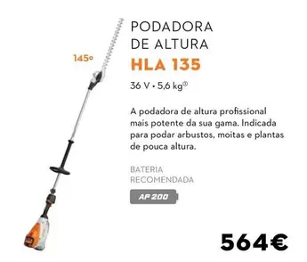 Oferta de Stihl - Podadora De Altura Hla 135 por 564€ em Stihl