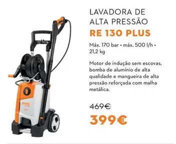 Oferta de Stihl - Lavadora De Alta Pressão Re 130 Plus por 399€ em Stihl