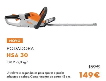 Oferta de Stihl - Podadora Hsa 30 por 149€ em Stihl