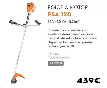 Oferta de Stihl - Foice A Motor Fsa 120 por 439€ em Stihl