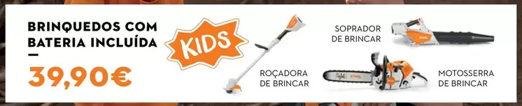 Oferta de Brinquedos Com Bateria Incluida por 39,9€ em Stihl