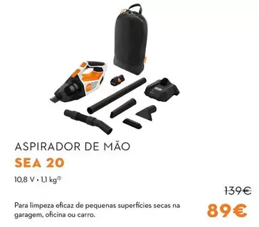 Oferta de Stihl - Aspirador De Mão Sea 20 por 89€ em Stihl