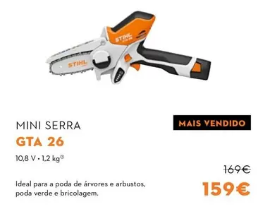 Oferta de Stihl - Mini Serra Gta 26 por 159€ em Stihl