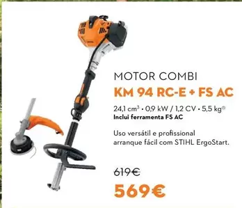 Oferta de Stihl - Motor Combi Km 94 Rc-e + Fs Ac por 569€ em Stihl