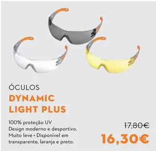 Oferta de Stihl - Oculos Dynamic Light Plus por 16,3€ em Stihl