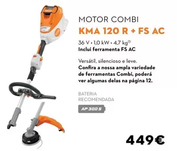 Oferta de Stihl - Motor Combi Kma 120 R + Fs Ac por 449€ em Stihl