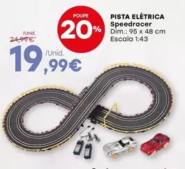 Oferta de Pista Eléctrica Speedracer por 19,99€ em Intermarché