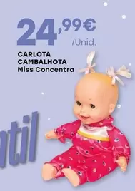 Oferta de Carlota Cambalhota Miss Concentra por 24,99€ em Intermarché