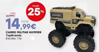 Oferta de Carro Militar por 14,99€ em Intermarché