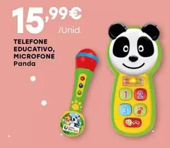 Oferta de Panda - Telefone Educativo, Microfone por 15,99€ em Intermarché