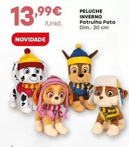 Oferta de Peluche por 13,99€ em Intermarché