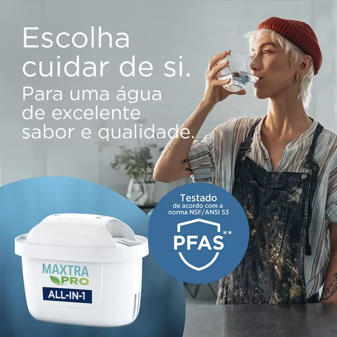 Oferta de BRITA Jarro com filtro de água marella branca, 2 cartucho MAXTRA PRO All-in-1em Brita