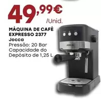 Oferta de Jocca - Maquina De Cafe Expresso 2377 por 49,99€ em Intermarché