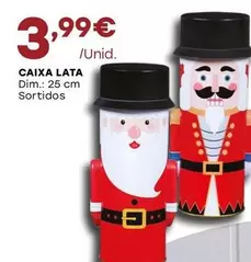 Oferta de Caixa Lata por 3,99€ em Intermarché