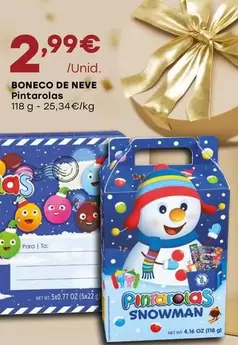 Oferta de Pintarolas  - Boneco De Neve por 2,99€ em Intermarché