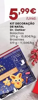 Oferta de Dr. Oetker - Kit Decoracao De Natal por 5,99€ em Intermarché