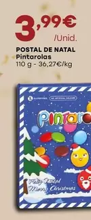 Oferta de Pintarolas - Postal De Natal  por 3,99€ em Intermarché