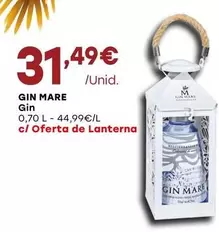 Oferta de Gin Mare - Gin por 31,49€ em Intermarché