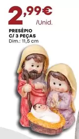 Oferta de Presépio C/3 Peças por 2,99€ em Intermarché