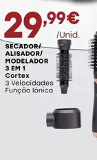 Oferta de Cotex - Secador/Alisador/Modelador 3 Em 1 por 29,99€ em Intermarché