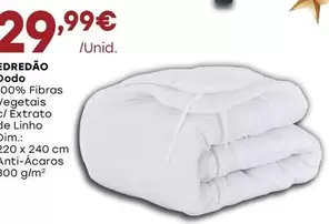 Oferta de Edredao Dodo por 29,99€ em Intermarché