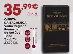 Oferta de Quinta Da Bacalhóa - Vinho Regional Península De Setúbal por 35,99€ em Intermarché