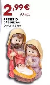 Oferta de Presépio C/3 Peças por 2,99€ em Intermarché