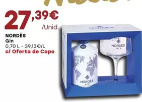 Oferta de Nordés - Gin por 27,39€ em Intermarché