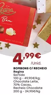 Oferta de Regina - Bombons C/Recheio  por 4,99€ em Intermarché