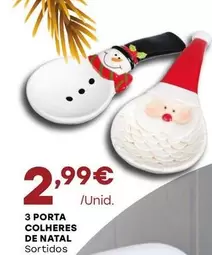 Oferta de Porta Colheres De Natal por 2,99€ em Intermarché