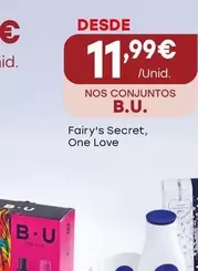 Oferta de Fairy's Secret, One Love por 11,99€ em Intermarché