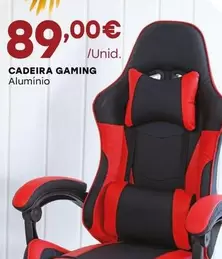 Oferta de Cadeira Gaming por 89€ em Intermarché