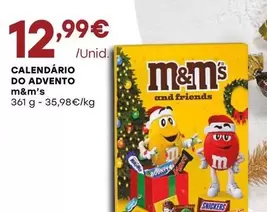 Oferta de M&M's - Calendario Do Advento por 12,99€ em Intermarché