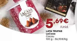 Oferta de Lacasa - Lata Trufas por 5,69€ em Intermarché