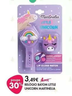 Oferta de A+ - Relógio Batom Little Unicorn por 3,49€ em Pingo Doce