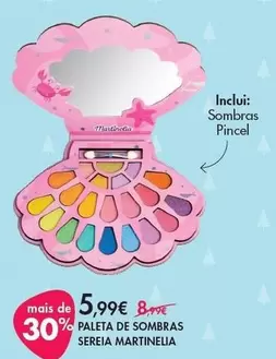 Oferta de Sereia - Paleta De Sombras Sereira por 5,99€ em Pingo Doce