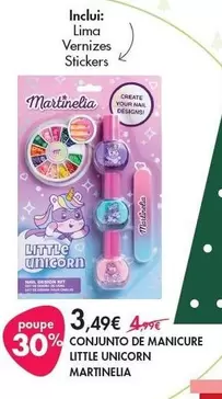 Oferta de Lima - Conjunto De Manicure Little Unicorn por 3,49€ em Pingo Doce