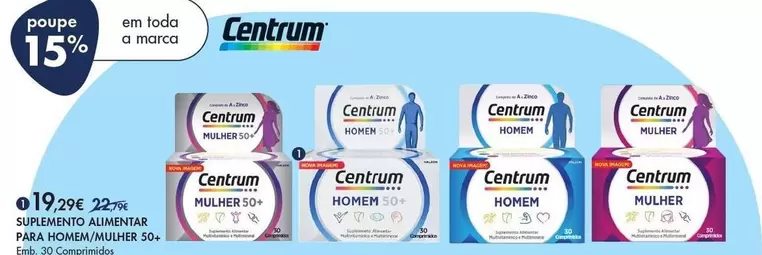 Oferta de Centrum - Surtido Adulpants Para Asmotavailles por 19,29€ em Pingo Doce