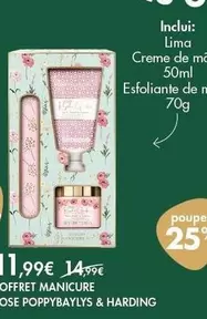 Oferta de Lima - Offret Manicure Poppybays & Harding por 11,99€ em Pingo Doce