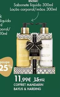 Oferta de Baylis & Harding - Coffret Mandarin por 11,99€ em Pingo Doce