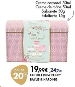 Oferta de Baylis & Harding - Coffret Rose Poppy por 19,99€ em Pingo Doce