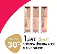 Oferta de Sombra Liquida Rose por 1,59€ em Pingo Doce