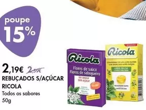 Oferta de Rebucados S/açúcar por 2,19€ em Pingo Doce