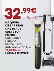 Oferta de ONE - Máquina De Barbear One Blade Salt 360 por 32,99€ em Intermarché