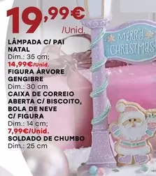 Oferta de Dim - Lampada C/ Pai Natal por 19,99€ em Intermarché