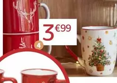 Oferta de Caneca Com Estrelas Ou Flocos  por 3,99€ em Jardiland